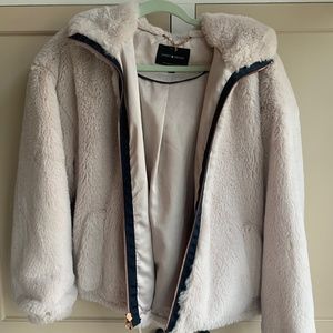 Faux fur jacket